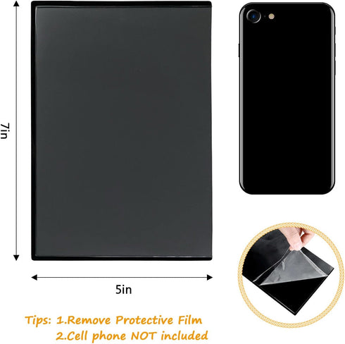 Mingting 10pcs 5x7 Magnetic Picture Frames for Refrigerator Reusable Magnets Fridge Photo Sleeves for Refrigerator Locker Office Cabinet,Black...