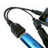 chenyang Micro USB Male to USB 2.0 Female OTG Cable with Micro USB Auxiliary Power Supply(can only Charge External Devices)...