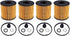 26350-2J000 Engine Oil Filter Fit for 2021-2024 Hyundai Elantra 2.0L 2020-2024 Sonata 2.0L Hybrid (4PCS)...