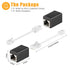 Uvital Phone Jack to Ethernet Adapter, RJ11 to RJ45 Adapter, RJ45 Female to RJ11 Male for Landline Telephone, with RJ45 to RJ11 Cable (RJ45 Couple...