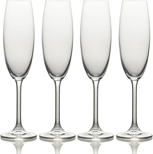 Mikasa Julie Champagne Flute, 8-Ounce, Set of 4...