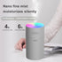 Portable Mini Humidifier, 270ml Small Cool Mist Humidifier with Colorful LED Night Light, USB Personal Desktop Humidifier for Car Office Home Trav...