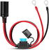 Nilight Female Cigarette Lighter Outlet 3Ft + Eyelet Terminal Plug and Blade Fuse Holder 12V 16AWG Heavy Duty Cable Accessory DC Power 12 24Volt S...