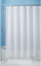 InterDesign 96-Inch Carlton Spa Long Shower Curtain, White...