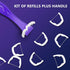 Dental Floss, Extra Strength Floss with 2 Dental Floss Handles and 240 flosser Refill Heads...