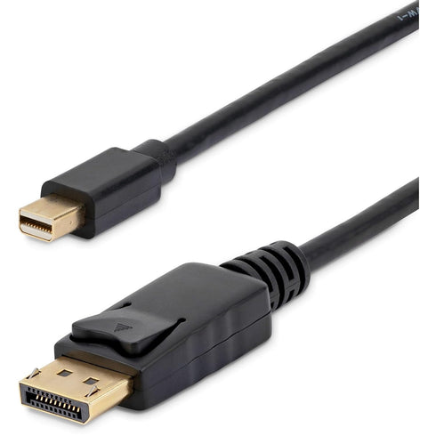 StarTech.com 3 ft Mini DisplayPort to DisplayPort 1.2 Adapter Cable M/M - DisplayPort 4k with HBR2 support - 3 feet Mini DP to DP Cable (MDP2DPMM3...