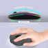 Wireless Bluetooth Mouse, Rechargeable LED Dual Mode Mouse (Bluetooth 5.2 and USB Receiver) Portable Silent Mouse,for Laptop/Desktop/Tablet(Grey)...