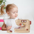 deAO Sewing Machine for Beginner, Safe Small Sewing Kit with Music Pre-Threaded Thread Fabric, Pretend Play Arts and Crafts Toys Gift for kids age...