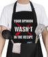 Funny Apron with 2 Pockets Adjustable Neck Strap Cooking Apron for Christmas, Thanksgiving Gift for Dad, Husband, Friends...