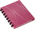 Eagle Discbound Notebook, Customizable Notebook, Junior Size, Poly Cover, 60 Sheets Ruled/Lined Pages (Red)...