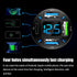 4 Ports USB Car Charger, 66W Super Fast Charging with QC 3.0, PD 20W and USB 2.4A Charger Adapter, Quick Charge with LED Voltmeter, Auto Cigarette...