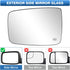 TOP-MAX Dodge Ram Driver Left Side Heated Mirror Glass Compatible with 2009-2018 Dodge Ram 1500 2500 Side View Exterior Convex Mirror Glass 680502...