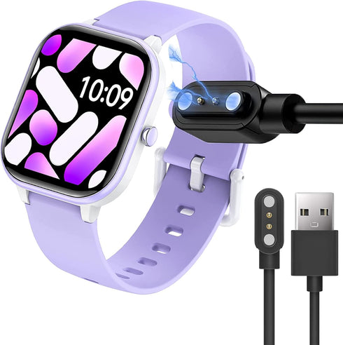 Compatible with HENGTO Kids Smart Watch Charger, 2 Pin Magnetic USB Replacement Charging Compatible with HENGTO H39 Plus/HENGTO H69/Mgaolo H91/Slo...