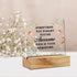 Sometimes You Forget You're Awesome Desk Decor Acrylic Desk Sign Inpirational Acrylic Plaque Home Office Desk Shelf Decoration Gift 4.7"x4.7"...