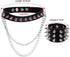 3Pcs Leather Spike Choker Studded Bracelet Cuffs Set Black Gothic Jewelry Rivet Collar Wristbands Puck Accessories for Men Women 80s Rock Goth Cos...