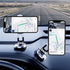 Magnetic Phone Holder for Car – Black ?Upgrade Foldable? Dashboard Phone Holder, Strongest Metal Sticker Magnet Car Mount for Cell Phone, carmount...