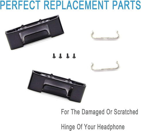 Replacement Headband Metal Folding Hinge Clip Cover Pin Repair Parts Set Compatible with Studio 3 Studio 3.0 Wireless Over-Ear Headphones,Great Fi...
