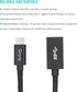 USB-C Male to USB3.1 Gen2 Female Adapter Cable, Type-C OTG Cable, Speed Up to 10Gbps (Black)...