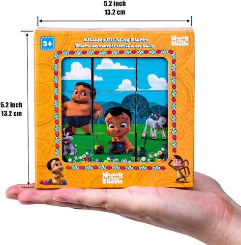 Wood 6 Sided Building Stacking Block Puzzle 6 Different Puzzles in 1 for Boys Girls Toddlers Ages 3 and Up...
