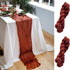 Gauze table runner bulk Cheesecloth runner for Christmas table decor Rustic table runner 160 in for boho wedding table decoration long cheese clot...