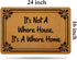 Welcome Mats for Front Door Outdoor Entry It's Not A Whore House, It's A Whore Home Doormat Non Slip Rubber Mat for Home Indoor Farmhouse Funny Ki...