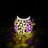 Mosaic Solar Lights Outdoor Lanterns, Decorative Mosaic Glass Solar Lamps Outdoor Waterproof, Hanging Lanterns Solar Night Lights for Garden,Patio...
