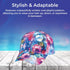 SAGEFINDS Watercolor Floral Print Baseball Cap | All-Over Print | Fashion Accessory | 100% Polyester | Adjusts to Fit Most...