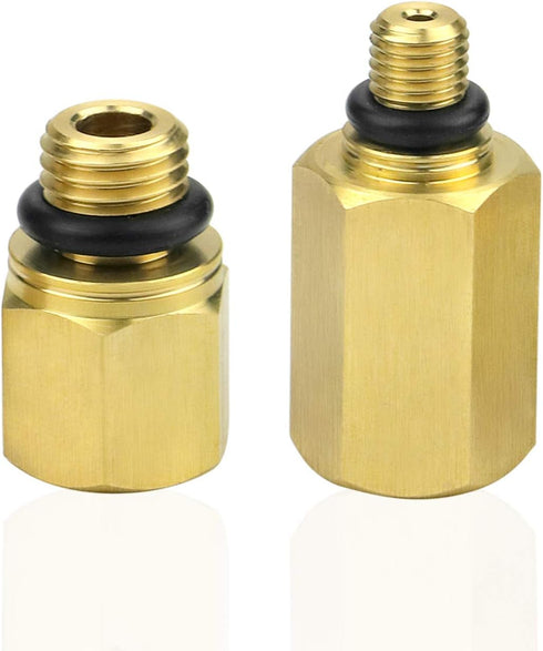 2PCS Oil Rail Adapters Kits and 1 PC 6.0 High Pressure Oil Pump IPR Valve Air Test Fitting Tool Compatible with Ford 6.0L Powerstroke Diesel Engin...