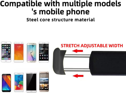 Phone Mount for Car Vent, Auto Air Vent Clip Holder, Easy Clamp Hands-Free Cradle for Air Outlet, Universal Clip-on Phone Automobile Mount, Compat...