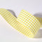 NOYI TRAXD Gingham Ribbon 25 Yard Each Roll 100% Polyester Woven Edge (1-Inch, Yellow)...