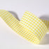 NOYI TRAXD Gingham Ribbon 25 Yard Each Roll 100% Polyester Woven Edge (1-Inch, Yellow)...