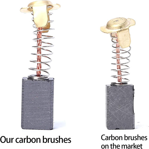 20 Pcs Motor Carbon Brush 6x12x16mm Angle Grinder/Electric Hammer Cutting Machine/Polisher/Hand Drill Carbon Brushes For Replacement Generic Elect...