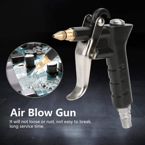Air Compressor Duster, 1/4" Air Duster Blow Gun Blower High Pressure Pistol-Grip Connector with Extension Nozzle Pneumatic Cleaning Tool...