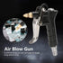 Air Compressor Duster, 1/4" Air Duster Blow Gun Blower High Pressure Pistol-Grip Connector with Extension Nozzle Pneumatic Cleaning Tool...