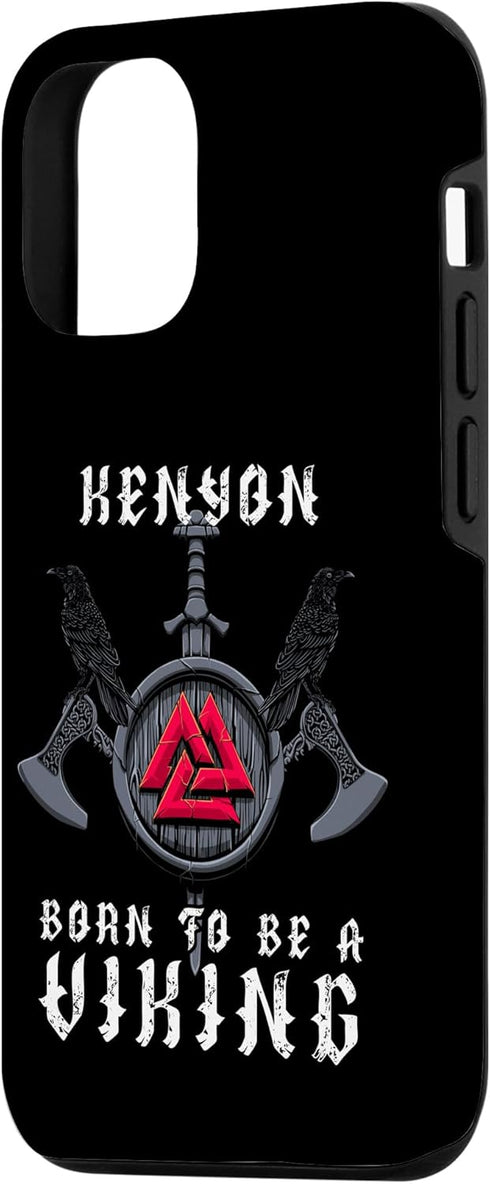 iPhone 14 Kenyon - Born To Be A Viking - Personalized Case...