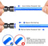 TAILONZ PNEUMATIC Blue Straight Reducing 3/16" Tube OD x 3/8" Tube OD Tube OD Push to Connect Tube Fittings Push Lock PG3/16-3/8 (Pack of 10)...