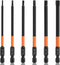 JONMON Allen Wrench Screwdriver Bits - H2-H6 Quick Change S2 Steel Magnetic Hex Head Impact Drill Bits Power & Hand Tools with 1/4 Inch Shank, 3.9...