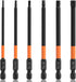 JONMON Allen Wrench Screwdriver Bits - H2-H6 Quick Change S2 Steel Magnetic Hex Head Impact Drill Bits Power & Hand Tools with 1/4 Inch Shank, 3.9...