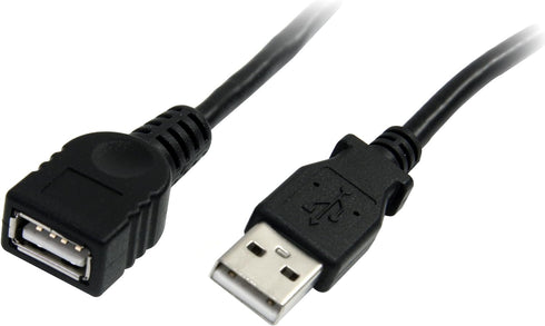 6 Ft Black Usb 2.0 Extension Cable A To A - M/f - Type A Male Usb - Type A Female Usb - 6ft - Black...
