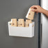 2 Pack Cabinet Organizer Storage, Adhesive Over Cabinet Door Organizer, No Drilling Space Saver Plastic Storage Containers Multi-Use for Kitchen B...