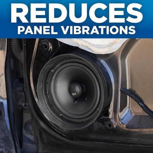 NVX XBAF69 2 Piece Universal 6x9” Silicone Rubber Speaker Baffles with Self Adhesive Foam Base Pad......