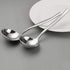 4-Piece Stainless Steel Gravy Soup Spoon, Small Soup Ladle Set...