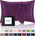 INSSL Mulberry Silk Pillowcase fr Hair and Skin Health, Natural Silk Pillow Cover with Hidden Zipper Both Side Silk1 pcs (Dark Purple, Queen 20"x ...