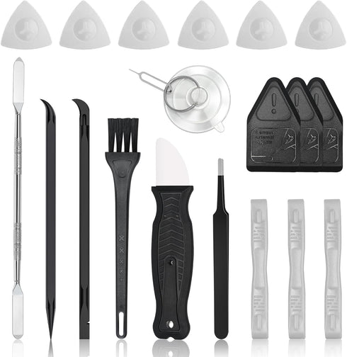 Spudger Pry Tool Kit Opening Tool, 20 PC Plastic & Metal Spudger Tool Kit for iPhone, Laptop, iPad, Cell Phone, Mac, Tablet, Computer, Electronics...