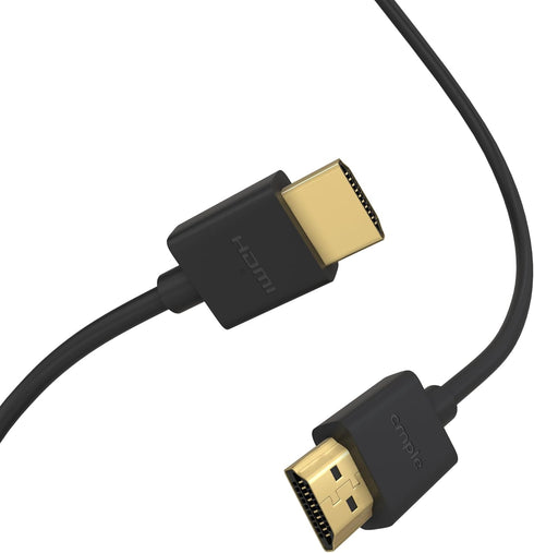 Cmple - Ultra Slim High Speed 4K HDMI Cable 15ft 4K@60Hz 18Gbps HDMI 2.0 Cord HDR Support Gold-Plated Flexible...