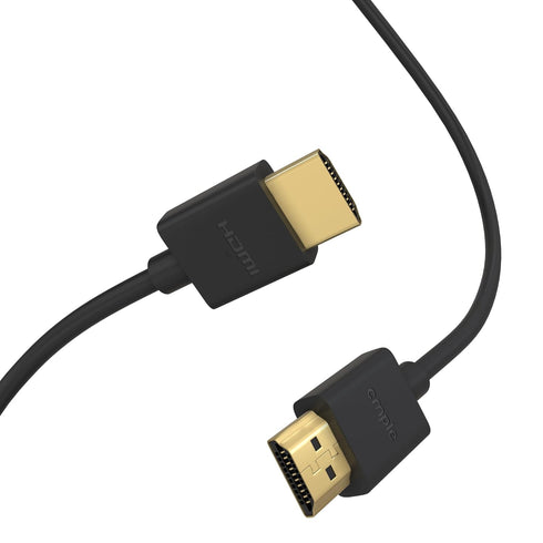 Cmple - High Speed HDMI Cable 15 ft, 4k@60Hz Ultra Thin HDMI 2.0 Cable, ARC, 3D, HDMI Cord - Flexible...