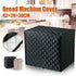 Bread Maker Cover, Cotton Quilted Diamond Stitching Bakeware Protector,Kitchen Toaster Appliance Dust Cover, Machine Washable(Black, 17"x11"x15")...