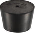 MECCANIXITY Rubber Tapered Plug 33mm to 41mm with Hole Test Tubes Bungs Stopper Black for Lab Home...