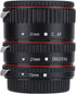 Lens Adapter Rings Set, Auto Focusing Macro Extension Lens Adapter Tube Rings Set Auto Focus Macro Extension Tube for Canon EF Mount...