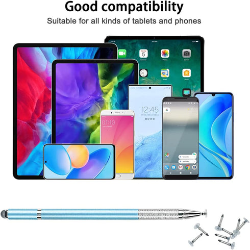 20 Pieces Universal Stylus Replacement Disc Tips,DanziX Universal Stylus Tips Round Shape Stylist Replacement Tips for Touch Screen Devices......